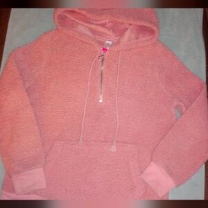 Pink Sherpa (faux) Hoodie